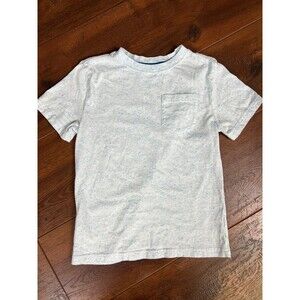 Gymboree Boys Size Medium 7/8 Blue Heathered Pocket Tee!